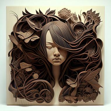 3D model Audrey Kawasaki (STL)